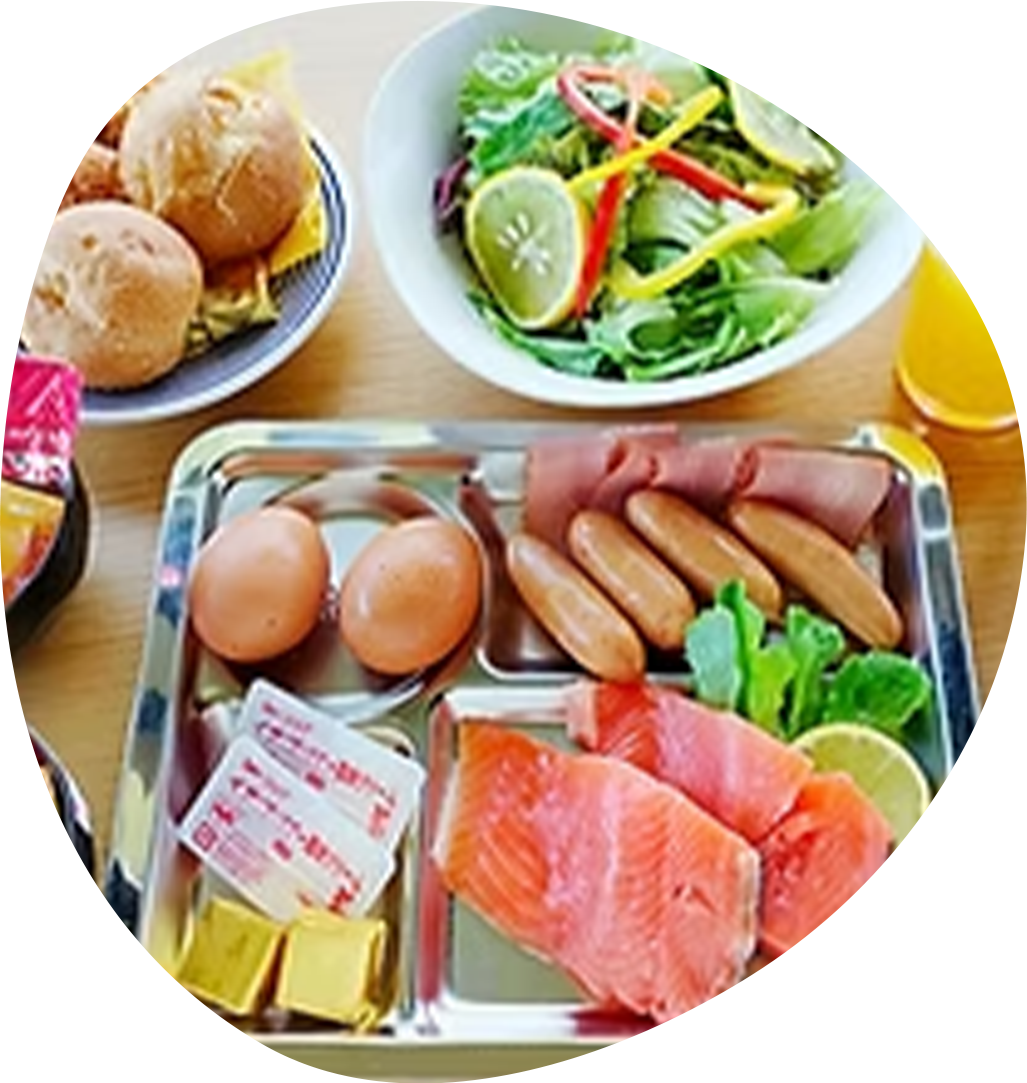 朝食